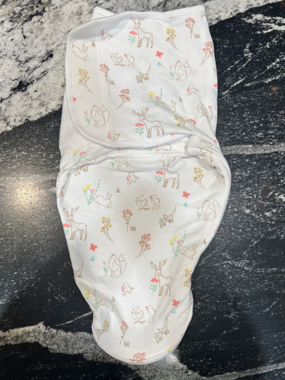 Aden + Anais Essentials Baby Swaddle Wrap Woodland Print 0–3 Months